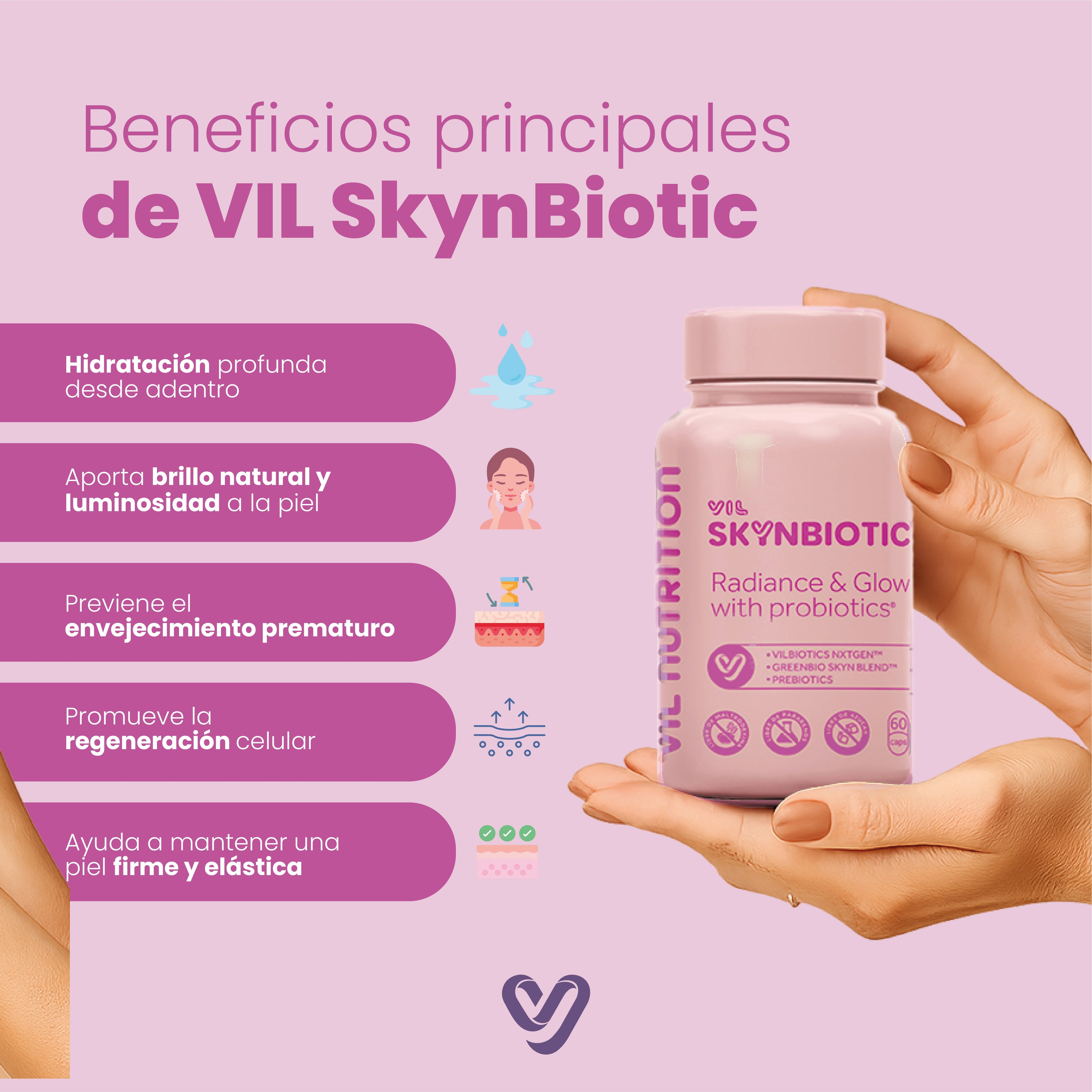 Vil SkynBiotic™ – Ilumina tu piel desde adentro y reestablece el brillo de tu rostro